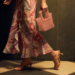 GENORA HEELS CAFE LEATHER - re:vita