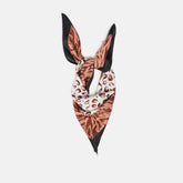 ANIMAL PRINT SCARF BROWN MULTI