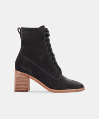 IDEN BOOTIES ANTHRACITE SUEDE - re:vita