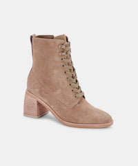 IDEN BOOTIES TRUFFLE SUEDE