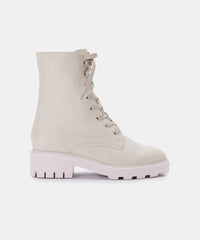 LOTTIE BOOTS IVORY LEATHER - re:vita