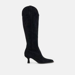 ARIANA BOOTS ONYX SUEDE - re:vita