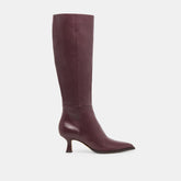 AUGGIE WIDE CALF BOOTS WINE LEATHER