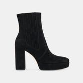 CINNY BOOTS ONYX SUEDE - re:vita