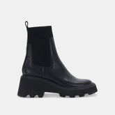HOVEN H2O BOOTS BLACK LEATHER - re:vita