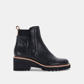 HUEY H2O BOOTS BLACK LEATHER - re:vita