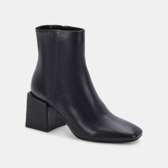 IMOGEN H2O BOOTIES BLACK LEATHER - re:vita
