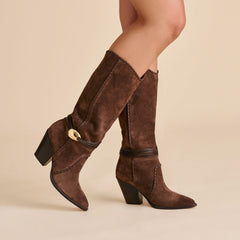 JODY BOOTS DK BROWN SUEDE