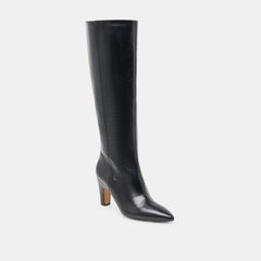 NELAS BOOTS BLACK LEATHER - re:vita