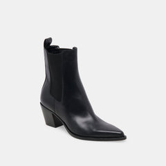 SHADIE H2O BOOTIES BLACK LEATHER