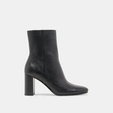 SUZY WIDE BOOTIES BLACK LEATHER