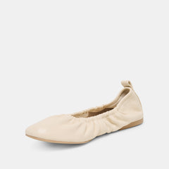 CONRAD BALLET FLATS BONE LEATHER