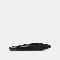 EILA FLATS ONYX SUEDE