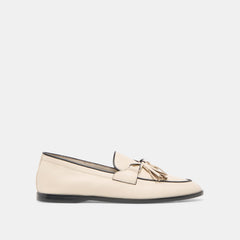 LOKLAN LOAFERS IVORY LEATHER
