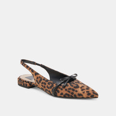 PAYGE FLATS LEOPARD SUEDE