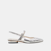 RIANNE FLATS SILVER DISTRESSED LEATHER - re:vita