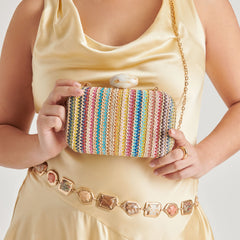 MILOS CLUTCH MULTI RAFFIA