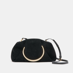 CHANNING HANDBAG BLACK SUEDE
