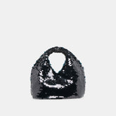 DAHLIA SEQUIN HANDBAG BLACK SEQUIN