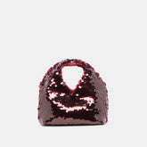 DAHLIA SEQUIN HANDBAG BURGUNDY SEQUIN