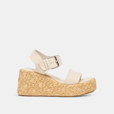 AURI WEDGES BONE LEATHER