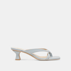 BREVEL HEELS LIGHT BLUE LEATHER