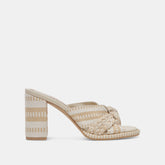 BRILAH HEELS NATURAL MULTI WOVEN - re:vita