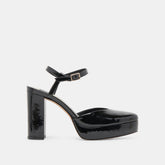 CLAUD HEELS MIDNIGHT PATENT LEATHER - re:vita