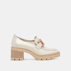 HAROLD HEELS IVORY PATENT LEATHER - re:vita