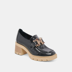 HAROLD HEELS MIDNIGHT PATENT LEATHER - re:vita