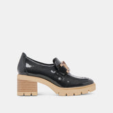 HAROLD HEELS MIDNIGHT PATENT LEATHER - re:vita