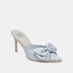 KAYLI HEELS LIGHT BLUE SATIN - re:vita
