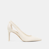 KELSON PEARL HEELS TRUE WHITE LEATHER
