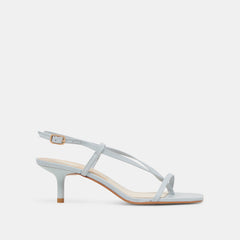 LAURY HEELS ICE BLUE LEATHER