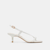 LAURY HEELS TRUE WHITE LEATHER
