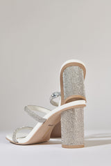 NOLES RHINESTONE HEELS CRYSTAL RHINESTONE - re:vita