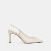 YELA HEELS WHITE TULLE - re:vita