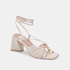 KASH SANDALS IVORY NUBUCK - re:vita