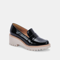 HENRI LOAFERS BLACK PATENT STELLA - re:vita