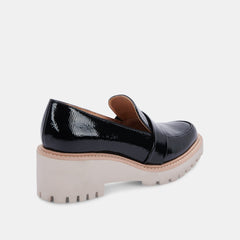HENRI LOAFERS BLACK PATENT STELLA - re:vita