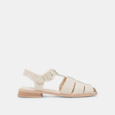 HOLIS SANDALS WHITE MULTI RAFFIA
