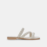 IMAN WIDE SANDALS IVORY STELLA - re:vita