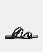 IZABEL STUDDED SANDALS BLACK STELLA - re:vita