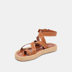 ROXIE SANDALS BROWN LEATHER