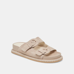 SHAUNY SANDALS DK TAUPE SUEDE
