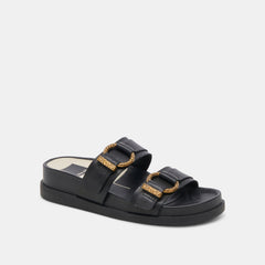 SOYA SANDALS ONYX LEATHER - re:vita