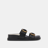 SOYA SANDALS ONYX LEATHER - re:vita