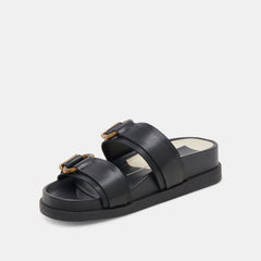 SOYA SANDALS ONYX LEATHER - re:vita