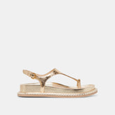 STEFAN SANDALS GOLD DISTRESSED LEATHER