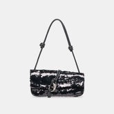 ALICE SHOULDER BAG BLACK SEQUIN